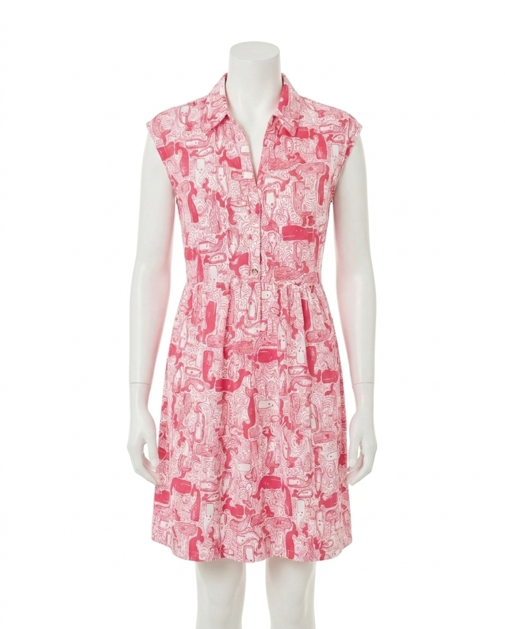 NEW LILLY PULITZER arley mini dress in paradise punch thar she blows